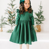 Adelisa Dress in Evergreen