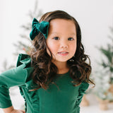 Adelisa Dress in Evergreen