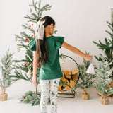 Flutter Tee in Evergreen