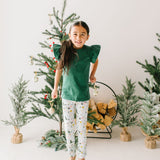 Flutter Tee in Evergreen