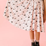 Puff Dress in Pink Cauldron