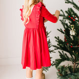 Adelisa Dress in Scarlet