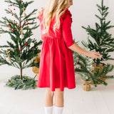 Adelisa Dress in Scarlet