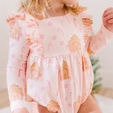 Leah Romper in Gingerbread