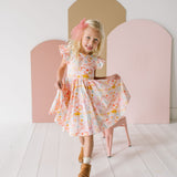 Olivia Twirl Dress in Dreamy Dino