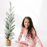 2 piece Bamboo Pajama in Santa Cocoa