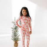 2 piece Bamboo Pajama in Santa Cocoa