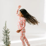 2 piece Bamboo Pajama in Santa Cocoa