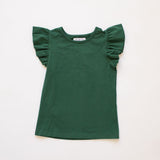 Flutter Tee in Evergreen