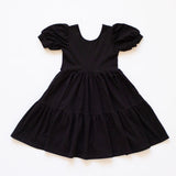 Puff Dress in Midnight