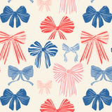 Maylen Poplin Bubble in Patriotic Bows