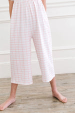 Load image into Gallery viewer, Puff Leggy Romper in Pink Picnic
