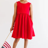 Tank Dress in Scarlet