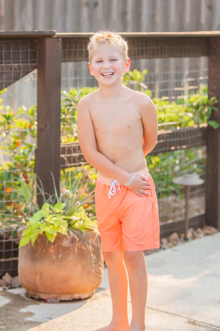 Boy Shorts in Orange Sherbet