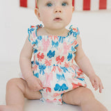 Maylen Poplin Bubble in Patriotic Bows