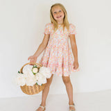 Aura Poplin Dress in Bunny Field