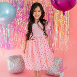 Diana in Soft Pink Confetti
