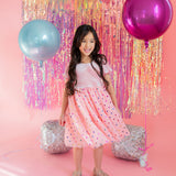 Diana in Soft Pink Confetti