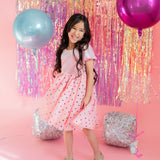 Diana in Soft Pink Confetti
