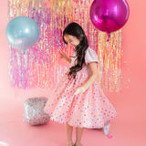 Diana in Soft Pink Confetti