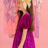Diana in Deep Purple Confetti