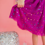 Diana in Deep Purple Confetti