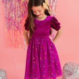 Diana in Deep Purple Confetti