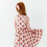 Charlotte Dress in Parrots 