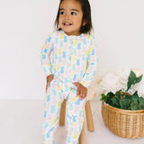 Zippy Bamboo Baby Pajama in Marshmallow Bunny