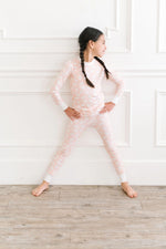 Load image into Gallery viewer, 2 piece Bamboo Pajama in Bunny Hop
