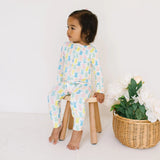 Zippy Bamboo Baby Pajama in Marshmallow Bunny