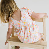 Rosie Romper in Bunny Field