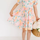 Puff Twirl in Soft Floral