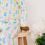 Zippy Bamboo Baby Pajama in Marshmallow Bunny