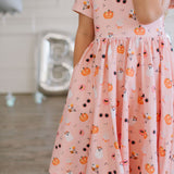 Classic Twirl Dress in Hippie Halloween