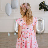 Olivia Dress in Floral Ghost