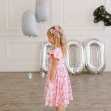 Olivia Dress in Floral Ghost