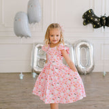 Olivia Dress in Floral Ghost