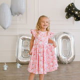 Olivia Dress in Floral Ghost