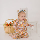 Mabel Romper in Pumpkin Bouquet