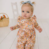 Mabel Romper in Pumpkin Bouquet