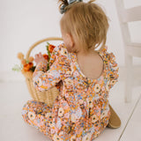 Mabel Romper in Pumpkin Bouquet