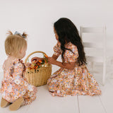 Mabel Romper in Pumpkin Bouquet