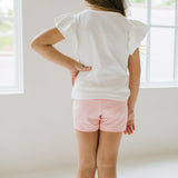 Flutter Tee in White