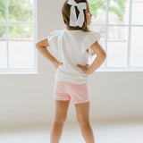Flutter Tee in White