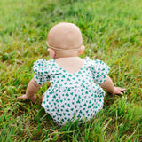 Puff Baby Romper in Shamrock