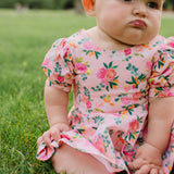 Skirted Leo in Peach Bouquet