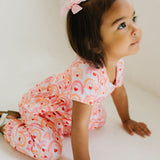 Rosie Romper in Rainbow Heart