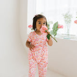 Rosie Romper in Rainbow Heart