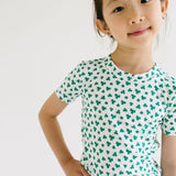 Short Sleeve Bamboo PJ in Shamrock